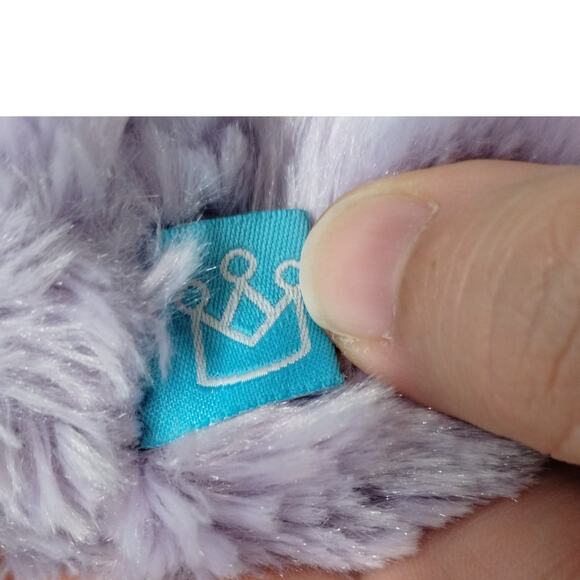 Manhattan Toy Floppies Purple Embroidered Eyes Floppy Ears Bunny Rabbit Plush - Picture 6 of 9